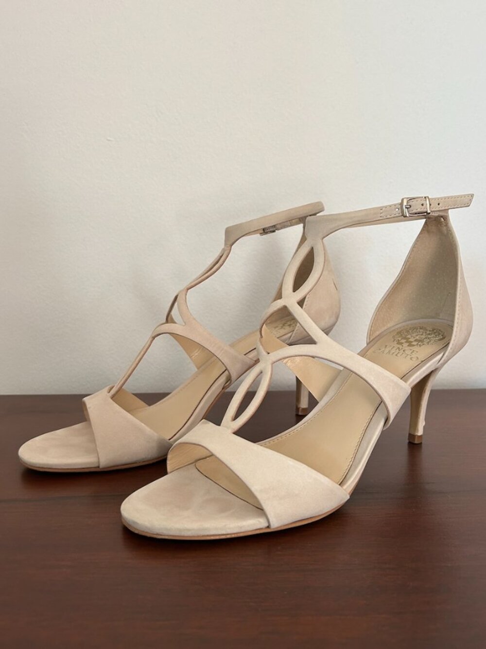 Vince Camuto Nude Heels, with Box